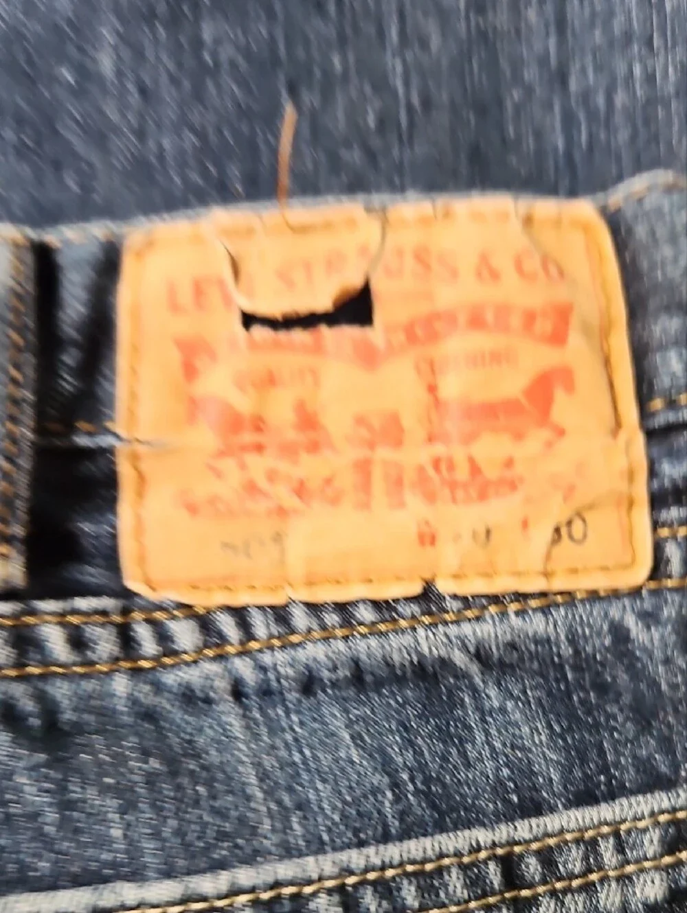 Levi's 505 Jeans W40 L30 Classic Blue Men's Denim Jeans